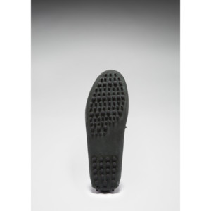 Mocassini stringati da guida, in pelle scamosciata verde racing - Product Image 1