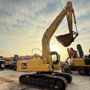 Excavadora de orugas Komatsu original usada en venta, Japón, bomba de motor de peso operativo de 20 toneladas, construcción de edificios - Product Image 1