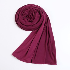 Voile en jersey de coton mercerisé, foulard, vente en gros, haute qualité, uni, châ<span class=keywords><strong>les</strong></span> islamiques <span class=keywords><strong>pour</strong></span> <span class=keywords><strong>femmes</strong></span>, bandeau, hijabs musulmans, foulard - Product Image 5