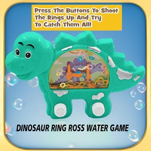 KK nuovo dinosauro palmare gioco d'acqua per <span class=keywords><strong>i</strong></span> bambini, giochi d'acqua giochi <span class=keywords><strong>acquatici</strong></span> sensoriali, gioco di lancio ad anello giocattolo portatile; Bambini da viaggio giocattolo tascabile - Product Image 3