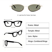 Suneyes OEM&ODM Lunettes de soleil vintage de luxe unisexes, design personnalisé, monture légère et petite