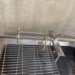 Asador <span class=keywords><strong>de</strong></span> Acero Inoxidable para <span class=keywords><strong>Cerdo</strong></span>, Pincho para Barbacoa <span class=keywords><strong>de</strong></span> Carbón - Product Image 4