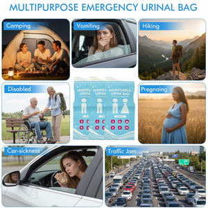 Bolsa de Viaje Reutilizable para Vómito y Orina, para Emergencias, Desechable, para Hombres y Mujeres - Product Image 4
