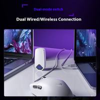 Souris de jeu sans fil AULA SC800, légère et ergonomique, à trois modes, avec éclairage RGB, capteur PAW3395, souris de jeu très vendue