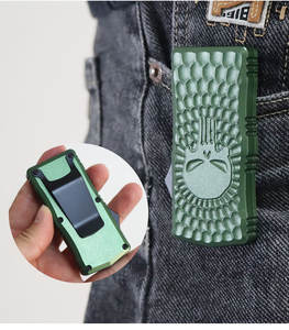 قاطع صندوق <span class=keywords><strong>OTF</strong></span> ممتاز مع بتقنية التصنيع باستخدام الحاسب الآلي بتقنية التصنيع باستخدام الحاسب الآلي أداة قتالية/سكين تخييم بضمان لمدة 3 سنوات - Product Image 3