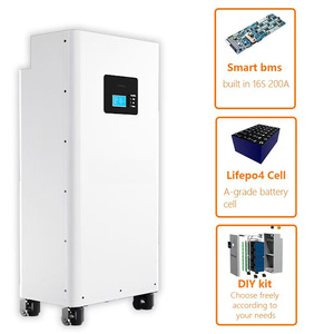 Unidad de Almacenamiento de Energía LiFePO4 de 51.2V 314AH 16KWH con Comunicación CAN, Diseño de Montaje en Pared para Energía Solar Doméstica Fuera de la Red - Product Image 3