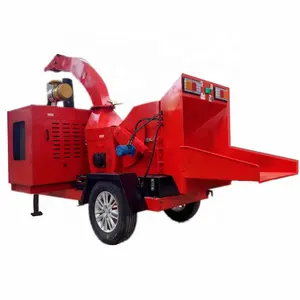 Mesin Penghancur Cabang Trailer1 5hp Chipper Kayu Listrik