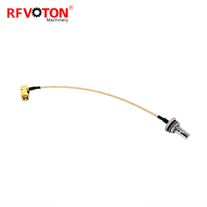 ราคาโรงงาน สายเคเบิล RF แบบประ<span class=keywords><strong>ก</strong></span>อบสำเร็จ QMA ตัวเมีย แบบเสียบผนัง ไปยัง SMA ตัวผู้ แบบมุมฉา<span class=keywords><strong>ก</strong></span> RA พร้อมสาย RG316 ความยาว 15 ซม. - Product Image 1