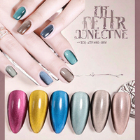 Kit de vernis à ongles semi-permanents magnétiques effet œil de chat UV, 30 couleurs, pour nail art, à retirer par trempage, en bouteille, marque privée