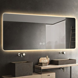 <span class=keywords><strong>Specchio</strong></span> da <span class=keywords><strong>Bagno</strong></span> LED di Lusso Personalizzato, Grande, Antiappannante, con Schermo Touch, Decorazione per la Casa, Rettangolare o Quadrato - Product Image 3