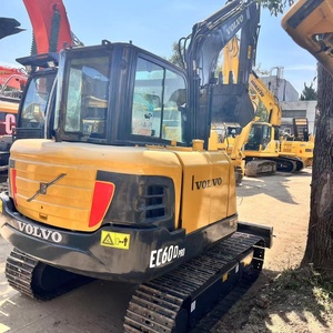 Excavadora Usada Volvo EC60C de 6 Toneladas, 95% Nueva, a Bajo Precio, Maquinaria de Construcción de Segunda Mano, Mini Excavadora Usada con Certificación EPA y CE en Venta - Product Image 4