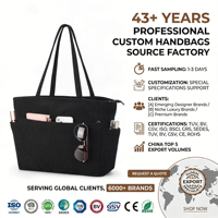 Sac fourre-tout de luxe personnalisable en velours côtelé, grandes poignées, fermeture éclair, imperméable, portable, multi-poches, idéal pour l'été, le travail et l'université