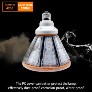 Luz Led de jardín al aire libre impermeable Ip65 Led 50W E26 E27 E39 E40 <span class=keywords><strong>HPS</strong></span> Retrofit Led iluminación de maíz para jardín - Product Image 6
