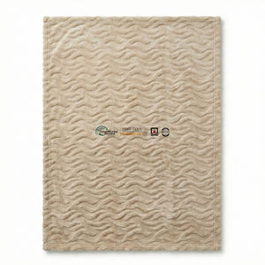 Mantas al por Mayor, Mantas de Felpa Extra Suaves de Doble Capa con Jacquard 3D, para Sofá y Cama de Hotel - Product Image 1