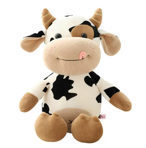 Megan, <span class=keywords><strong>Juguete</strong></span> <span class=keywords><strong>de</strong></span> Peluche <span class=keywords><strong>de</strong></span> Vaca <span class=keywords><strong>de</strong></span> Dibujos Animados, Adorable Peluche <span class=keywords><strong>de</strong></span> Vaca Lechera Kawaii para Niños, Almohada <span class=keywords><strong>de</strong></span> Peluche - Product Image 2