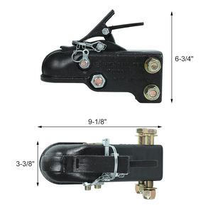 Kapasitas berat 15000lbs bagian otomatis Adjustable a-frame Trailer <span class=keywords><strong>Coupler</strong></span> dengan 2-5/16 "Ball Hitch - Product Image 5