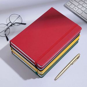 Libreta A5 Personalizable de Cuero PU, Económica, para Empresas, con Logotipo Impreso, Encuadernación con Correa Elástica y Logotipo Personalizado - Product Image 3