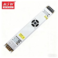 Vente en gros MFW TS-300 AC100-265V DC12V 6A Slim LED Driver Transformateur Éclairage Aluminium Interrupteur Alimentation Miroir Industrie