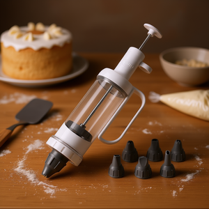 Seringue de décoration à une main Dr Oetker avec 6 embouts, fournitures de décoration de gâteaux - Product Image 3