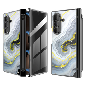เคสโทรศัพท์พับได้ลายหินอ่อนหลากสีสำหรับ Galaxy Z Fold8 Ultra TPU PC กันกระแทก ไม่มีที่วาง - Product Image 4
