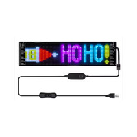 Letrero LED Programable con Pantalla a Todo Color, Control por Aplicación Bluetooth, Diseño Resistente al Agua con DCI-P3 95% para Interiores