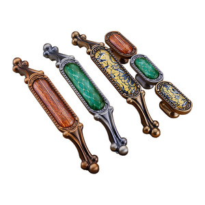 Chinese Style Zinc Alloy Cabinet Handle 6228 Rectangle Durable Furniture Hardware Drawer Pull - Product Image 3