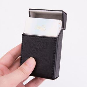 2024 Vente en gros 20 pièces Étui à cigarettes fin en cuir PU avec boucle magnétique, très vendu, étui portable en cuir pour homme, Futeng carré poli - Product Image 1