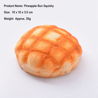 Jouet Squishy en forme de pain de simulation, à remontée lente, parfumé, anti-stress à presser, accessoire de boulangerie factice, cadeau de décompression pour enfants