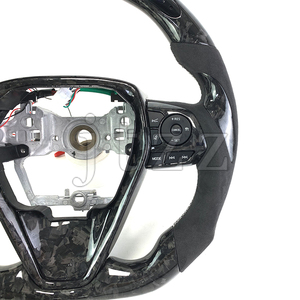 พวงมาลัยคาร์บอนไฟเบอร์แบบฟอร์จ พร้อมจอ LED สำหรับรถยนต์โตโยต้า แคมรี่ ไฮแลนเดอร์ เฮราคลีส วีโก้ ปี 2005 2007 2008 2009 <span class=keywords><strong>2010</strong></span> 2011 2012 2013 - Product Image 5