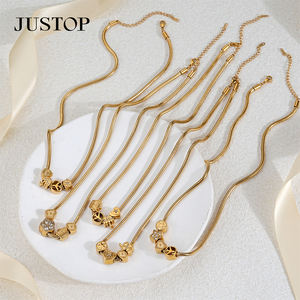 Collares de Cadena con Colgante de Acero Inoxidable, Chapados en Oro y Plata, Modernos, Unisex, OEM/OEM, Venta al Por Mayor, Personalizados - Product Image 5