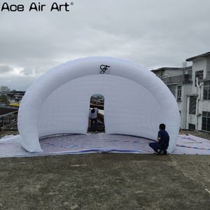Dôme gonflable de tente extérieure géante, tente de mariage gonflable pour fêtes et événements, tente <span class=keywords><strong>Luna</strong></span> Demi-dôme gonflable brillant - Product Image 5