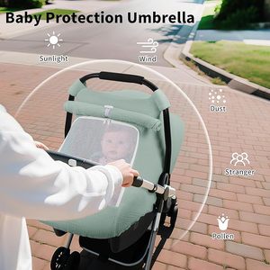 Copertura <span class=keywords><strong>per</strong></span> Seggiolino Auto <span class=keywords><strong>per</strong></span> Bambini, Telo Multiuso <span class=keywords><strong>per</strong></span> Cappottina Seggiolino Auto con Parasole Privacy, Coperture <span class=keywords><strong>per</strong></span> Portabebè <span class=keywords><strong>per</strong></span> Bambini e <span class=keywords><strong>Bambine</strong></span> - Product Image 5