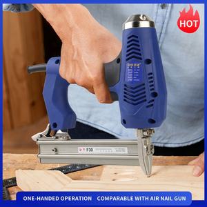Pistola de clavos <span class=keywords><strong>eléctrica</strong></span> XINYI F30 18GA <span class=keywords><strong>para</strong></span> madera, clavadora de brad, herramienta de decoración DIY, sin atascos, <span class=keywords><strong>para</strong></span> tapicería, muebles, marcos y <span class=keywords><strong>grapadora</strong></span> de cable. - Product Image 3