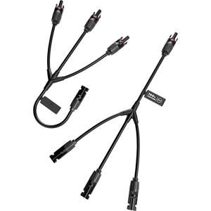 1 par de conectores solares M a <span class=keywords><strong>FFF</strong></span> y <span class=keywords><strong>F</strong></span> a MMM Y rama paralelo adaptador Cable enchufe Kit de herramientas para Panel Solar impermeable - Product Image 1