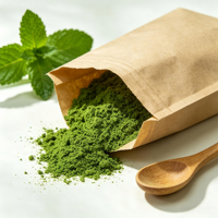 Poudre de feuilles de menthe poivrée séchées de qualité supérieure, herbe aromatique pour sachets de tisane