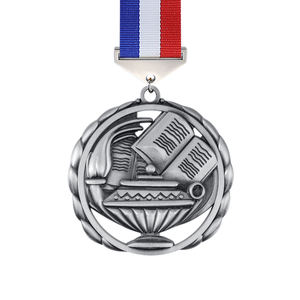 Ruban de piste en métal Trophée de tennis Natation Musculation Rotation Cyclisme Football Échecs Barres russes Chef martial Médailles de football - Product Image 2