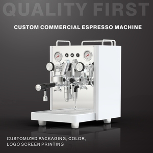 Máquina de Café Espresso Comercial Italiana Semiautomática E61 para Cappuccino con Espumador de Leche - Product Image 3