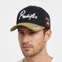 Hoge kwaliteit performance 5-panel corduroy Oxford canvas golfpet met aangepaste 3D geborduurde logo, streetwear, groene luipaardprint