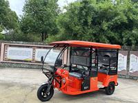 Tricycle Électrique Bajaj Tuk Tuk Chang Li pour Adultes Moto Taxi Prix Auto Rickshaw Voiture Tricycle Passager 4-6 Personnes