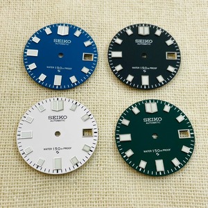 Montre de plongée mécanique de luxe NH35, cadran de 28,5 mm, adaptée aux mouvements NH35/NH36, avec aiguilles lumineuses vertes Yuanzu et boîtier métallique. - Product Image 5