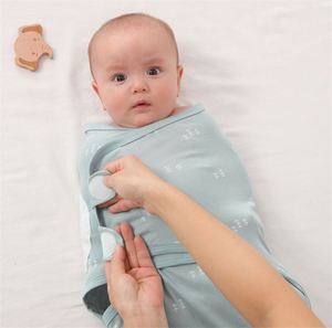Newborn <b>Baby</b> 100% Cotton Sleeping Bag Infant Swaddle Envelop <b>Cocoon</b> Wrap Swaddle Soft Sleep Sack Blanket Custom Print Material - Product Image 2