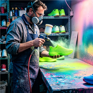 <span class=keywords><strong>Peinture</strong></span> en aérosol pour textiles, tissus et matériaux caoutchoutés ; Résine polyuréthane à base d'huile, écologique, sans cyclohexanone - Product Image 2