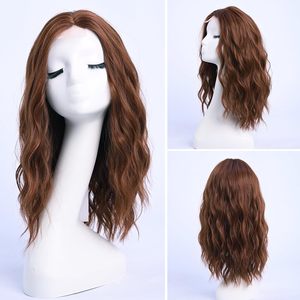 Nueva Peluca de Encaje Frontal HD con Ondas Grandes y Largas al Estilo Europeo para Mujeres a la Moda, para Uso Diario y Fiestas - Product Image 1
