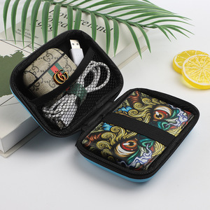 Sac de rangement pour disque dur, étui universel noir EVA pour disque dur externe, câble d'alimentation, protection des écouteurs - Product Image 2