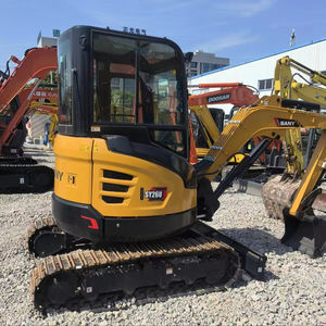 Maquinaria de China Excavadoras sobre orugas SANY usadas Certificado CE con cubo SANY 26U 2 TON MINI Excavadoras a la venta - Product Image 1