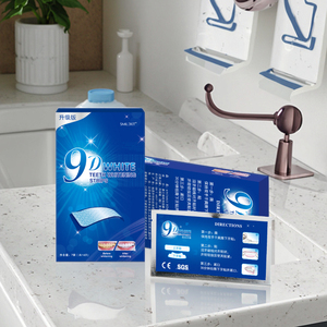 Vente en gros de bandes de blanchiment des dents professionnelles 9D 14 pièces avec saveur de menthe traitement de blanchiment des dents efficace - Product Image 1
