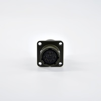 Connecteurs circulaires MS3110E12-8S à 8 positions, fiche femelle à souder, série KPT, étanches, pour l'aérospatiale, IP67, 1200V, en cuivre
