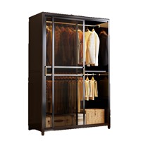 Armoire en acier en gros, haute, de style européen, multifonctionnelle, combinée, pour balcon et salon