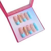 Ongles artificiels réutilisables de qualité supérieure, ongles press-on réutilisables, couverture complète, OEM ODM