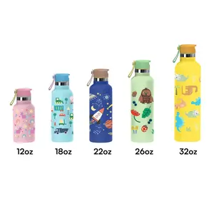 Water Bottle Price Eco-Friendly Double Wall Custom Logo Bottle Water Standard Mouth Vacuum Insulated Drink Sport Stainless Steel Water Bottle
